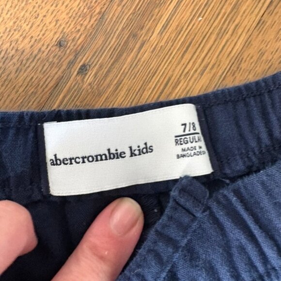 Abercrombie Blue Girls Cargo Pants - Excellent (7/8) - Picture 3 of 4